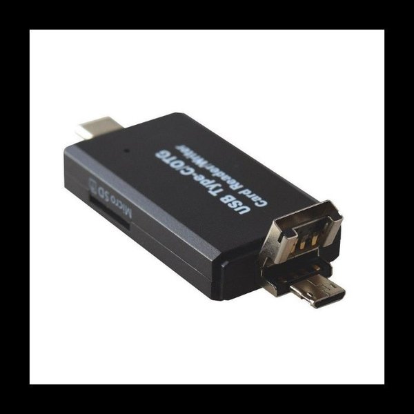 Sanoxy 3 in 1 Type C Micro USB & USB OTG Adapter SD TF Card Reader SANOXY-HUB4